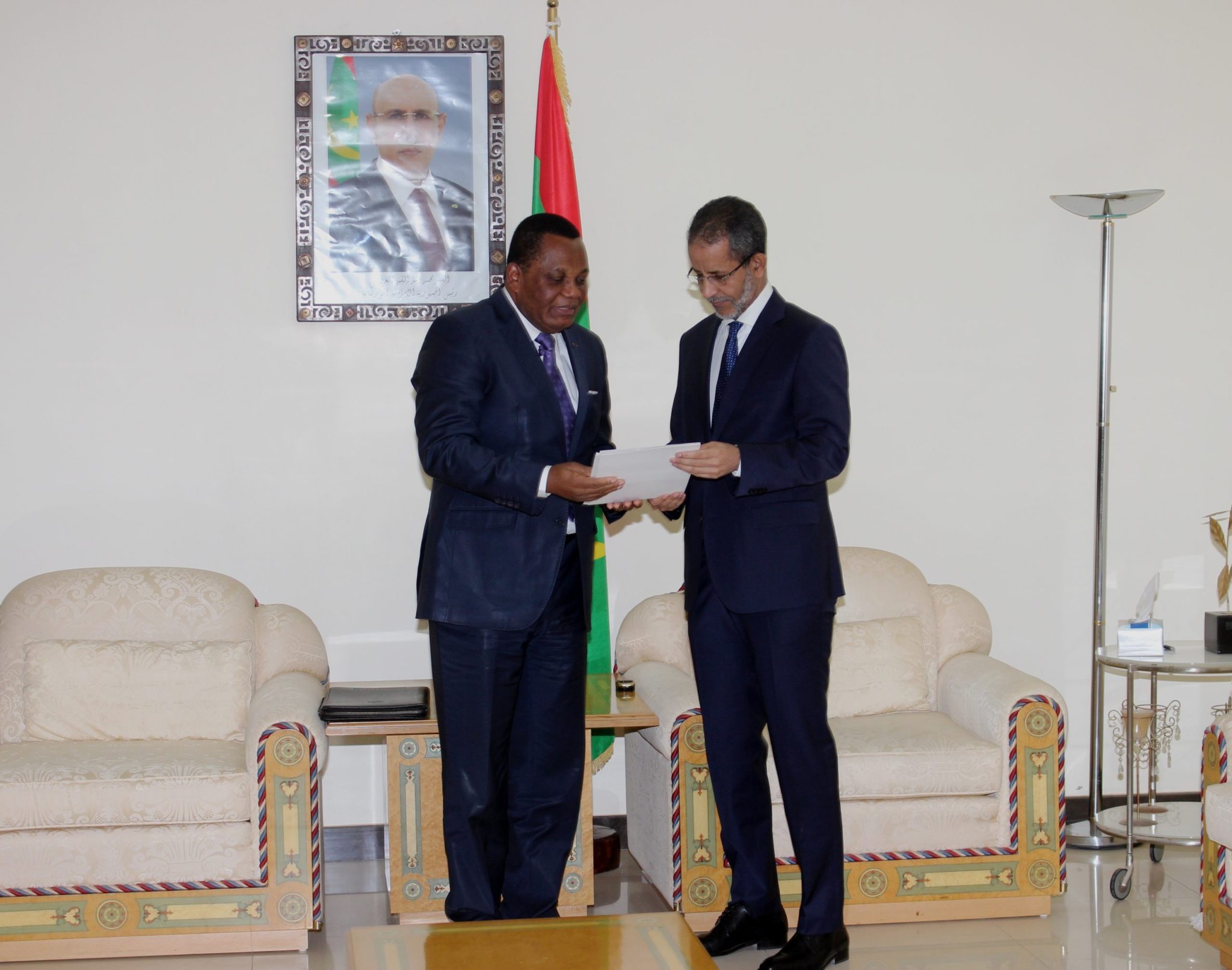 Photo de Ghazouani invité au sommet de Brazzaville sur la crise libyenne