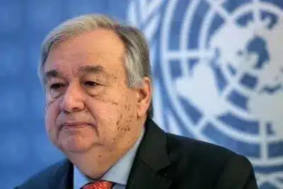 Photo de Guterres préoccupé par l’enracinement de l’état délétère de la situation au Sahara occidental
