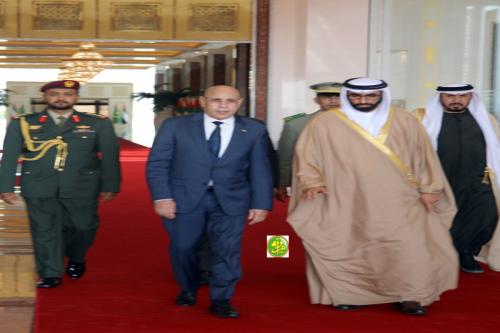 Photo de Arrivée du Président de la République aux Emirats Arabes Unis