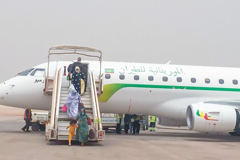 Photo de Nouadhibou : Arrivée d’un 1er vol provenant de Las-Palmas