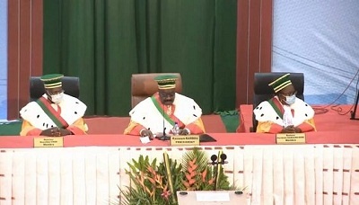Photo de Investiture de Roch Kaboré : Le discours du président du Conseil constitutionnel