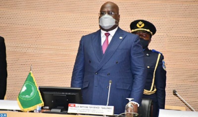 Photo de Félix Tshisekedi espère un engagement renforcé de l’Union africaine dans le processus de paix en RDC