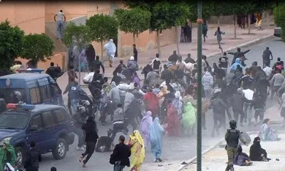 Photo de La police marocaine encercle la maison de la militante sahraouie Meriem Bouhela