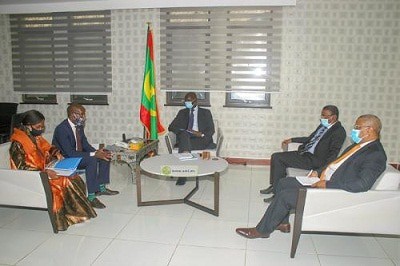 Photo de Le ministre des Affaires économiques reçoit le représentant du PNUD
