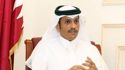 le cheikh mohammed ben abderrahmane al thani le 8 juin 2017 a doha 3658747