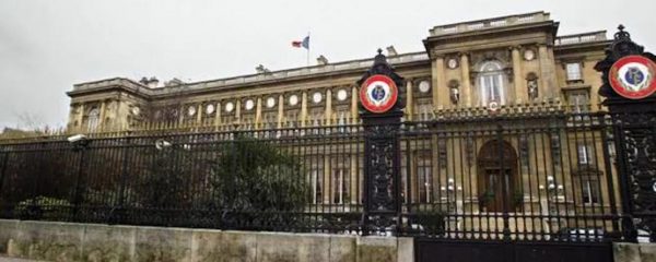 Le ministère des Affaires étrangères à Paris, le 1er décembre 2003. EAN-PIERRE MULLER/ ARCHIVES AFP