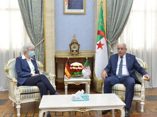 Brahim Boughali reçoit l'ambassadeur d'Allemagne à Alger – APS Photo