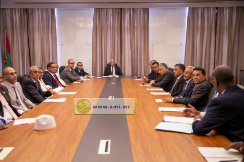 Le président de la République reçoit le bureau exécutif du patronat mauritanien