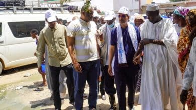 Photo de Le Président  du parti Insaf visite les zones de Nouakchott touchées par les récentes pluies | Reportage photos