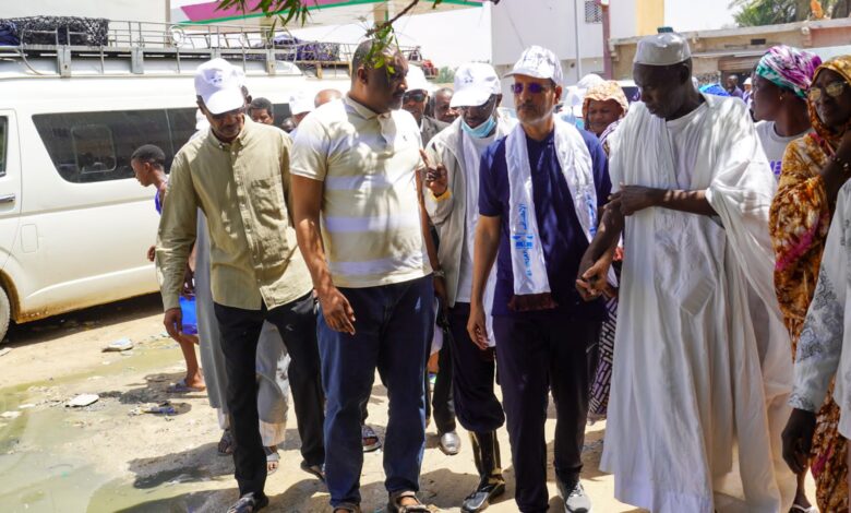 Le Président du parti Insaf visite les zones de Nouakchott