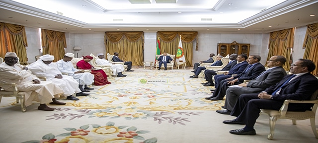 Le Président de la République reçoit une délégation malienne