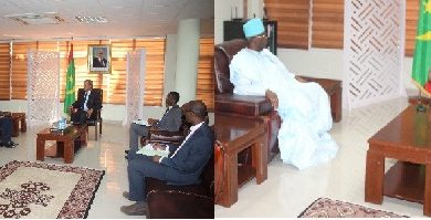 Photo de Le ministre du Commerce reçoit séparément les ambassadeurs d’Iran et Guinée Bissau