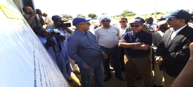 Photo de Le ministre de l’Agriculture visite des infrastructures agricoles dans la moughataa de Rosso