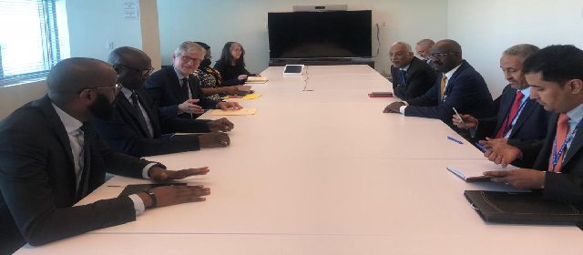 Le ministre des Affaires étrangères s’entretient avec le secrétaire général adjoint des NU