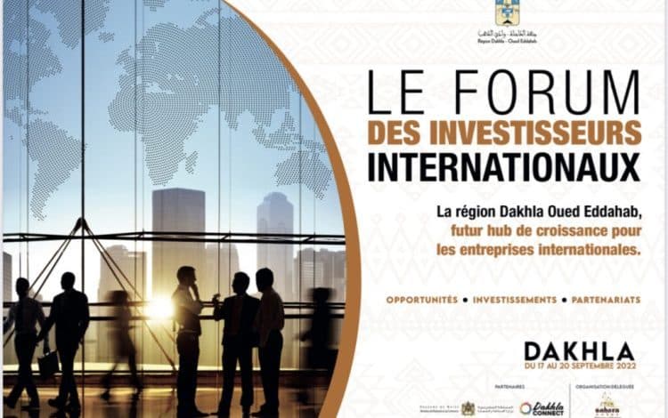 Forum des investisseurs internationaux à Dakhla
