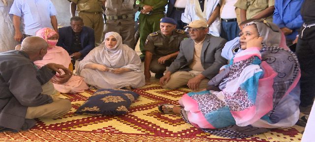 Le ministre de l’Hydraulique et de l’Assainissement visite la ville d’Akjoujt
