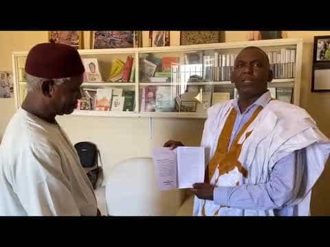 Photo de Rencontre d’échange entre le président Ibrahima Moktar Sar et le député Biram Dar Abeid.