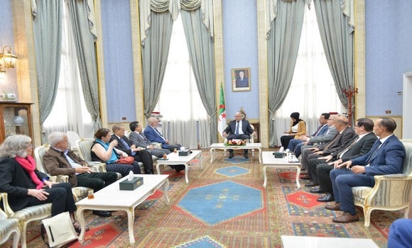 Photo de APN : Boughali reçoit une délégation de l’Eucoco