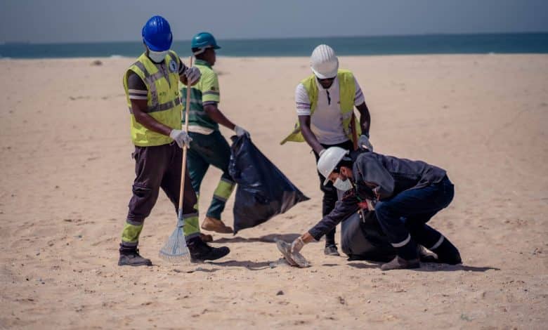 Photo de TCN Mauritanie  organise un cleaning day de la plage