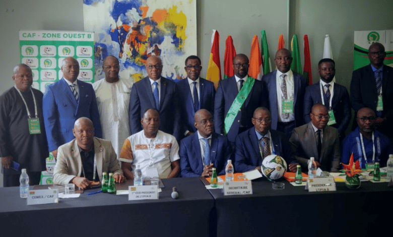 Le Secrétaire Général de la CAF assiste à l'AGA de l’UFOA B et s'entretient avec le gouvernement ivoirien sur les préparatifs de la CAN 2023