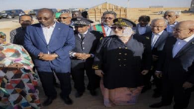 Photo de Le Président de la République s’enquiert de l’aménagement du secteur 22 de Toujounine.