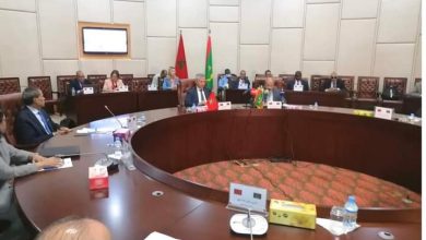Photo de Début des travaux de la commission mixte mauritano-marocaine