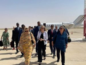La sous-secrétaire d'État américain arrive à Nouakchott avec une délégation de haut niveau