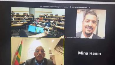 Photo de Conférence à l’univ. de Harvard sur les changements climatiques