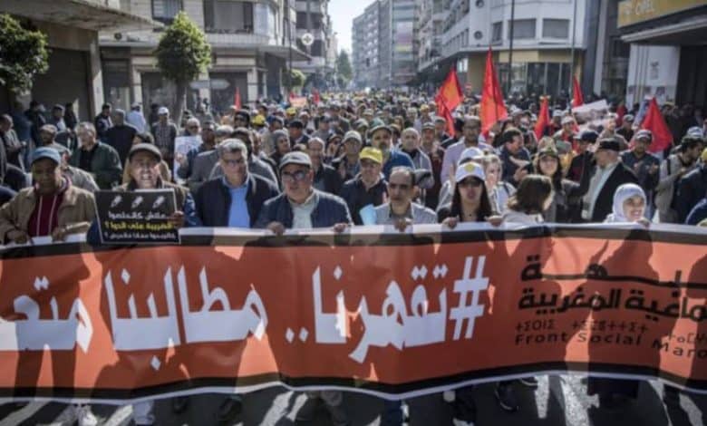 Photo de Maroc : manifestations dans plusieurs villes contre la vie chère.