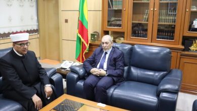 Photo de Le ministre de la Justice reçoit le ministre palestinien des Awkafs