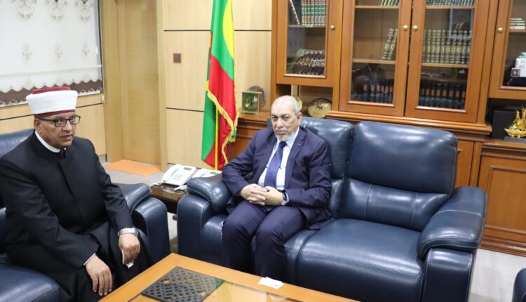 Le ministre de la Justice reçoit le ministre palestinien des Awkafs