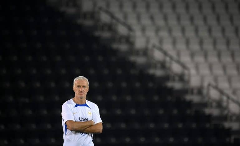 Didier Deschamps n'a pas été épargné par les blessures de ses joueurs à l'aube du mondial au Qatar Crédit : FRANCK FIFE / AFP