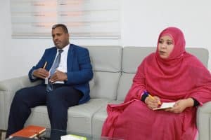 La ministre de l’Action sociale reçoit le chargé d’Affaires à l’ambassade des Émirats Arabes Unis