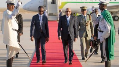 Photo de Retour à Nouakchott  du président de la République en provenance d’Algérie.