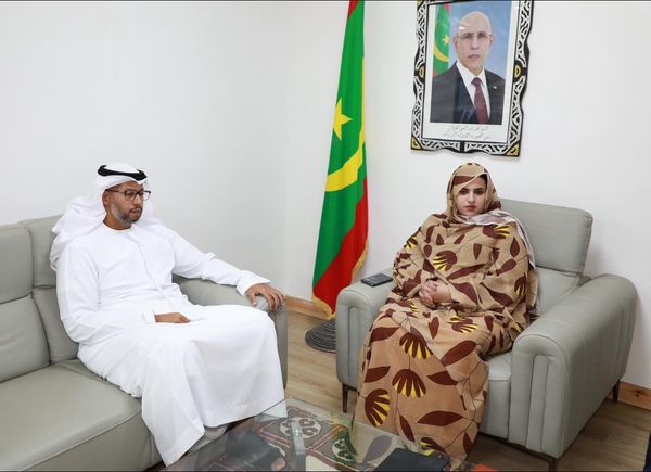 La ministre de l’Action sociale reçoit le chargé d’Affaires à l’ambassade des Émirats Arabes Unis