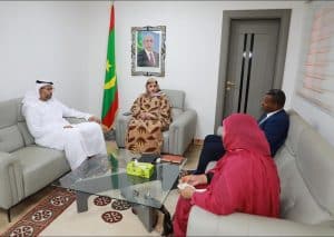 La ministre de l’Action sociale reçoit le chargé d’Affaires à l’ambassade des Émirats Arabes Unis