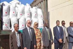 Une aide du Japon à la Mauritanie : 3567 tonnes de riz.