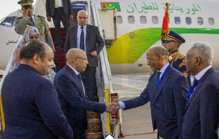 Le Président de la République est arrivé à Charm el-Cheikh.