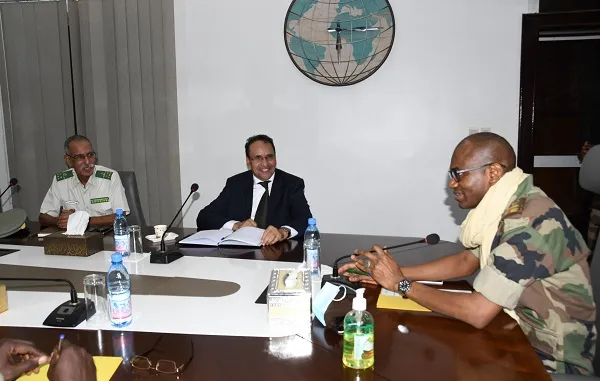 Photo de MDAC : L’Ambassadeur de la Mauritanie au Mali reçu par le Ministre Sadio CAMARA