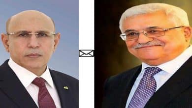 Président Ghazouani félicite le président Mahmoud Abbass 8 Photo de Président Ghazouani félicite le président Mahmoud Abbass