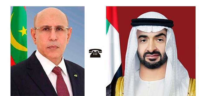 Le Président de la République s’entretient au téléphone avec le président de l’Etat des Emirats Arabes Unis.