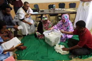 Dépouillement des votes aux élections présidentielles tenues en Mauritanie en 2019