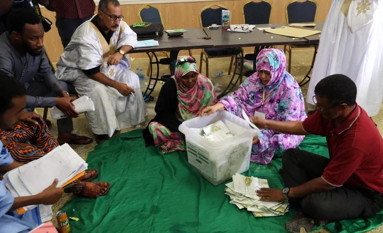 Dépouillement des votes aux élections présidentielles tenues en Mauritanie en 2019