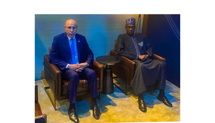 Président Ghazouani s’entretient avec son homologue du Nigéria