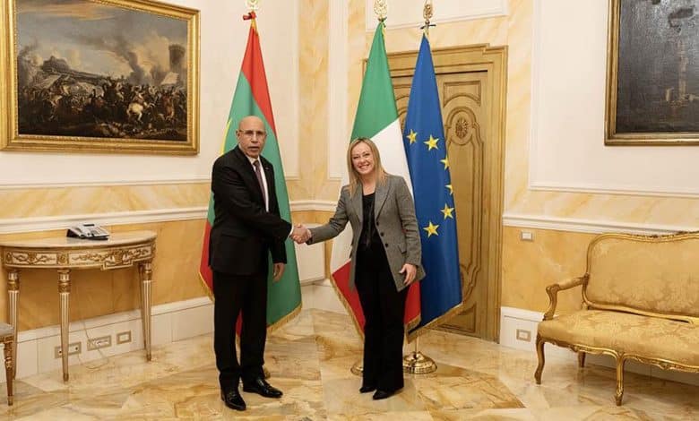 Rencontre Meloni-Président Ghazouani, renforcement des liens bilatéraux