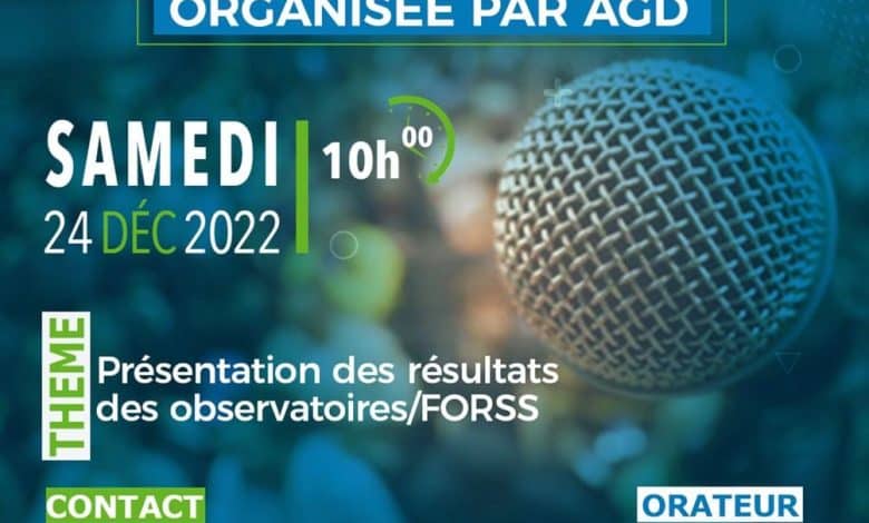 AGD: présentation du rapport des observatoires du programme FORSS dsurans la lutte contre le VIH/SIDA en Mauritanie