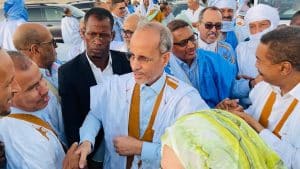 Le Président du parti El Insaf arrive à Nouadhibou