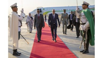 Photo de Retour à Nouakchott du Président Ghazouani en provenance de Riyad