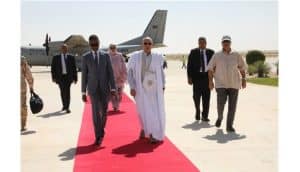 Le Président de la République regagne Nouakchott en provenance de la ville de Tichit