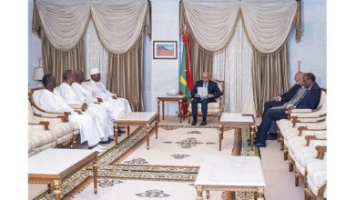 Photo de Le président Ghazouani reçoit un message du Président sénégalais